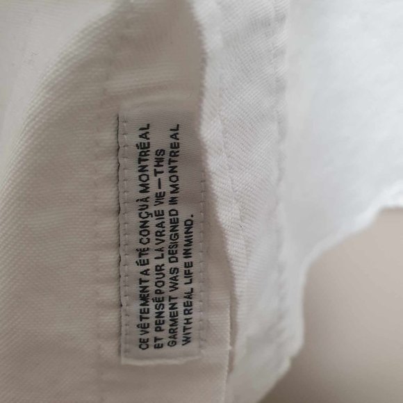 Frank and Oak The Jasper Stretch Slim Oxford Shirt - XS - Bright White - Picture 5 of 5